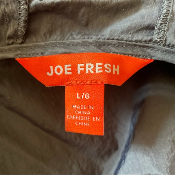 JOE FRESH, Active, Windbreaker, Black, SZ L - Picture 5 of 5
